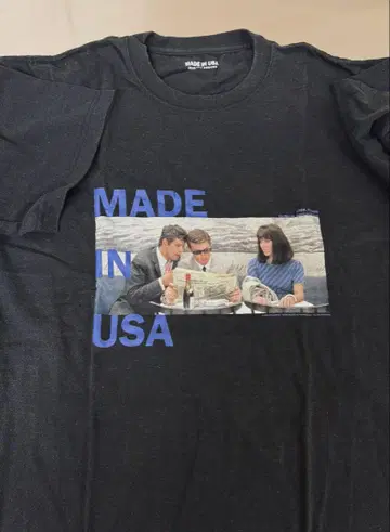 MADE IN USA 블랙 영화 T셔츠