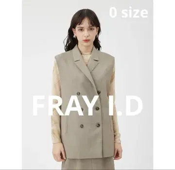 FRAY I.D 이아이디 사이드 슬릿 테일러드 지레 #블랙