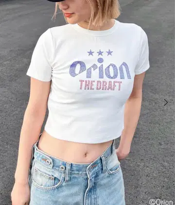스파이럴걸 오리온 맥주 큐빅 미니 T셔츠