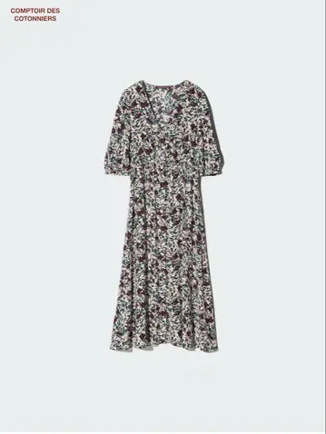 COMPTOIR DES COTONNIERS 꽃무늬 롱 원피스