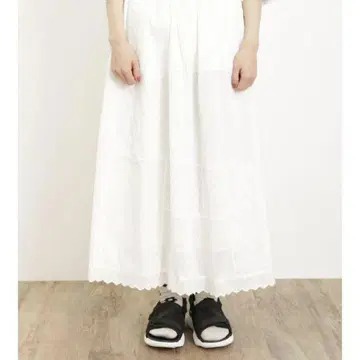 사만사 모스모스 코튼 레이스 스커트