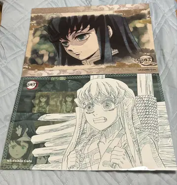 귀멸의 칼날 ufotable cafe 기둥 카페 런천매트 토키토 무이치로