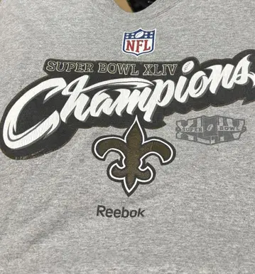 아메리칸 캐주얼 Reebok NFL 슈퍼볼 챔피언스 티셔츠 중고품