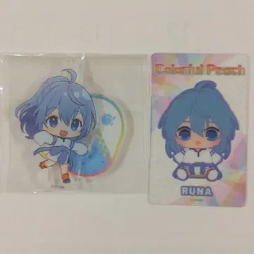 컬러풀피치 카라피치 루나 라운드원 큐루마루 카드 클리어카드