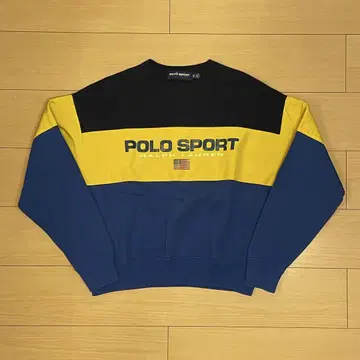 Polo Sport 트레이너 블랙/옐로우/파랑