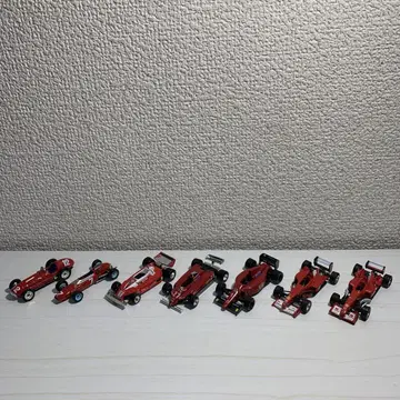 페라리 역사 속의 F1 컬렉션 7대 세트 UCC 커피 선물