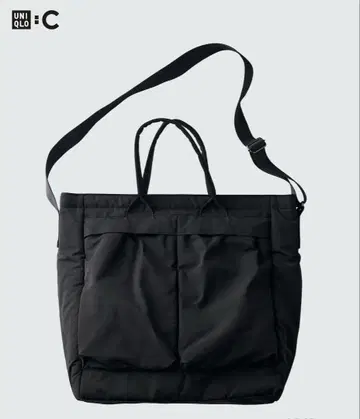 미사용 UNIQLO 2WAY 유틸리티 백 블랙