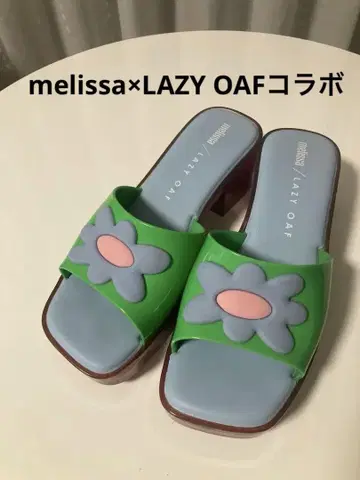 melissa x LAZY OAF 콜라보 플라워 모티브 샌들