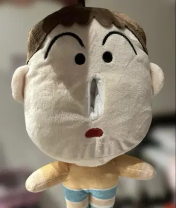 맹구 봉제 인형 포켓 티슈 케이스