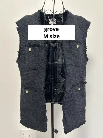 grove 트위드 베스트