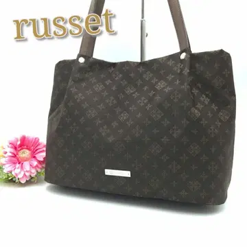 새상품급 russet 토트백 숄더백 나일론 브라운 A4 가능