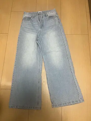 레겐 그란츠 와이드 버기 데님 팬츠