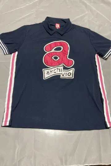 archivio 알치비오 속건성 소재 여성용 반팔 36 네이비