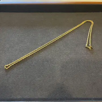 골드 트위스트 체인 목걸이 60cm