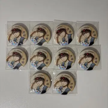 익명 배송 [ 진선조 오키타 소고 사계절 캔뱃지 x 10 ]