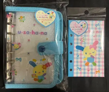 2점 세트 SPINNS 산리오 우사하나 스티커 바인더 스티커 앨범