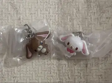 하얀 토끼 검은 토끼 메지루시 액세서리