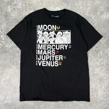 00년대 공식 세일러문 반팔 티셔츠 [ XL ] SAILOR MOON