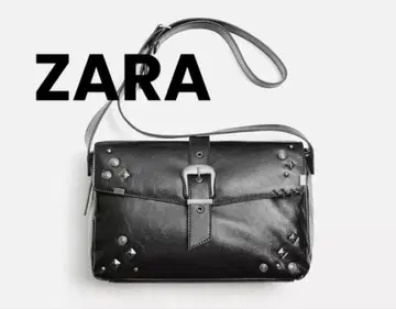 ZARA 스터드 바디백 블랙