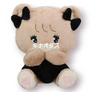 mikko characters BLACK RIBBON 봉제 인형 라떼