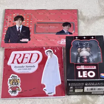 BE@RBRICK LEO 아크릴 스탠드 RED