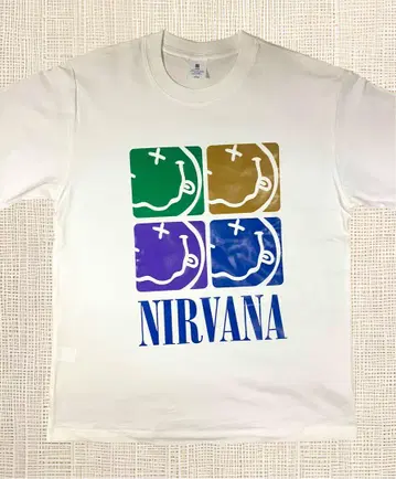 미착용 니르바나 Nirvana 티셔츠 면 100% L 사이즈 니코짱