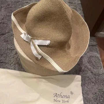 Athena New York 밀짚모자 베이지