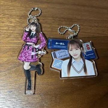 AKB48 무카이치 미온 랜덤 키링 2종