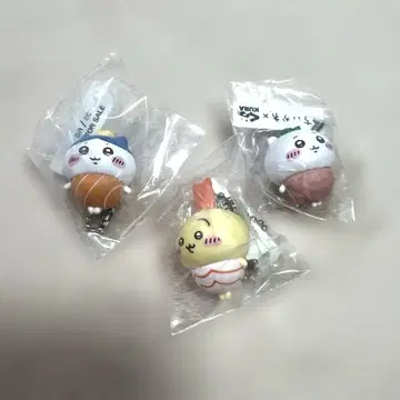 치이카와 쿠라 스시 피규어 3개 세트 하치와레 토끼
