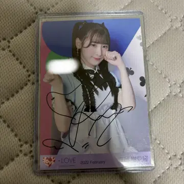 사이토 키아라 친필 poison girl 일러스트 코멘트 포함