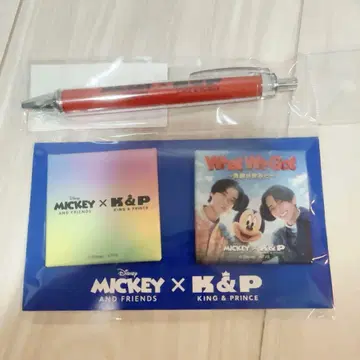 MICKEY x King & Prince 캔배지 세트, 볼펜 세트