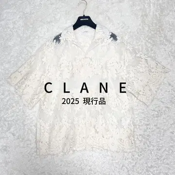 25주년 CLANE 쉬어 플라워 레이스 셔츠 정가 2.8