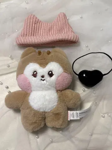 IVE 가울 미니부 인형 니트 모자와 가방 교체 세트 포함