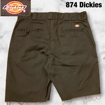 Dickies 874 36 x 30 모스그린 컷오프