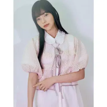 메리 제니 오간자 퍼프 소매 볼레로