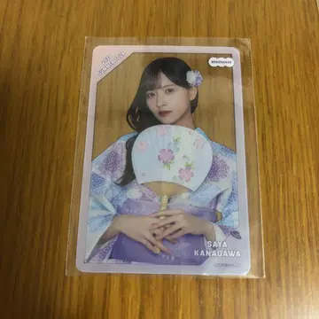 노기자카46 김가와 사야 구매 특전 C상 개별 클리어 카드 8월 버전