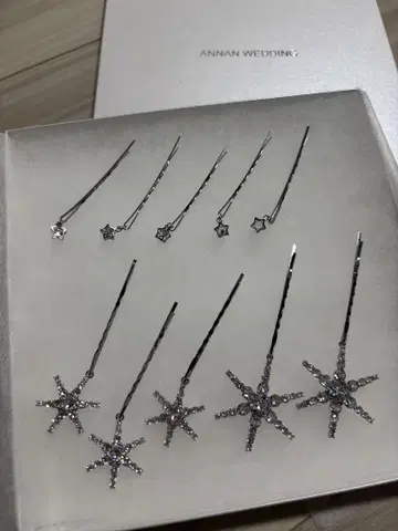안난 웨딩 헤어 액세서리 세트 6개