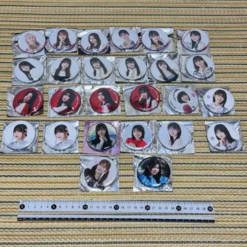 정리 사쿠라자카46 캔뱃지 세트.