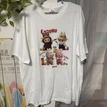 라부부 T셔츠 화이트