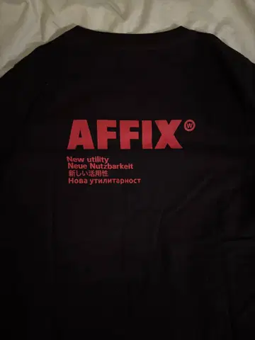 AFFIX AFFX WRKS 티셔츠