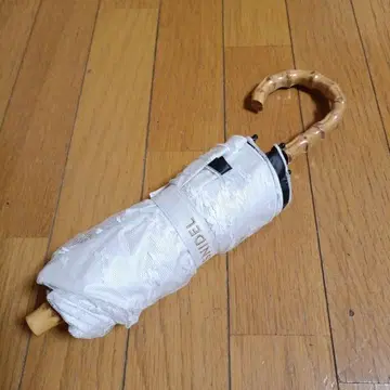 SNIDEL 접이식 레이스 레이어드 일광우산 화이트