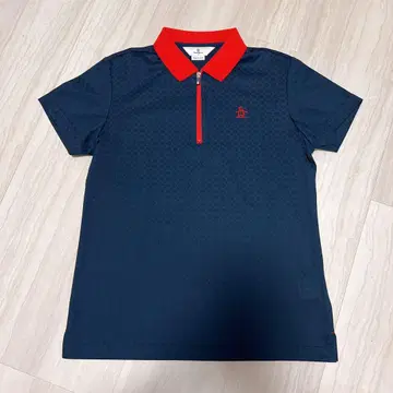 미품 Munsingwear 여성용 반팔 폴로 셔츠 L