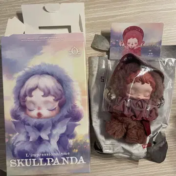 SKULLPANDA 인상주의 플러시 펜던트