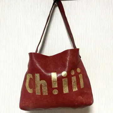 치!iii BAG / 토트백 / 가죽 / 빨간색 / 레드