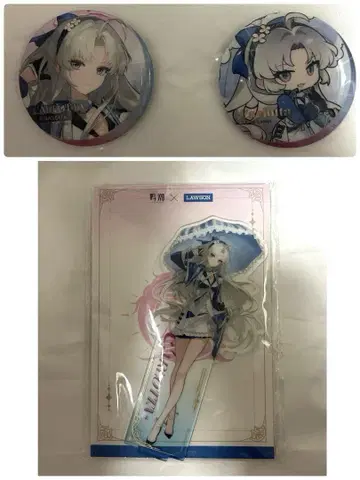 명조 로손 콜라보 칼로타 아크스타 캔 배지