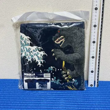 GODZILLA 후가쿠 36경 대괴수 도안 T셔츠 사이즈 XXL.