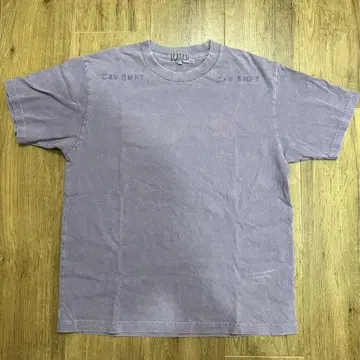 CAV EMPT C.E 시이이 오버다이 티셔츠 퍼플