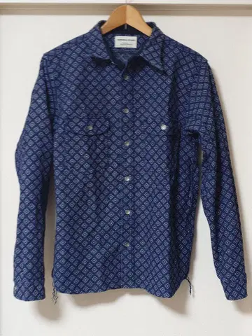 SAMURAI JEANS 사무라이 진 자수 셔츠 인디고 XL