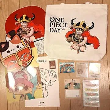 ONE PIECE DAY '25 입장자 특전 세트 (토트백, 부채 등)