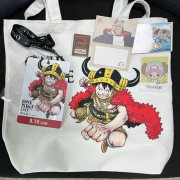 ONE PIECE DAY'25 입장 패스 토트백 방문객 특전